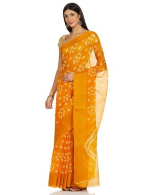 Women’s And Girl’s Kosa Silk Khadi Saree With Blouse Piece